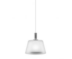 EVa solo 571322 lampada solare, lampada a sospensione, senza cavi, altezza 12,5 cm, altezza 210 cm, Sunlight, Alluminio/Bianco