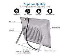 100W LED,Spotlight esterno, bianco diurno (6000-6500K), impermeabile, AC 200-240V, Super Bright, Super Bright, 10000LM,CE, ROHS Certificazione