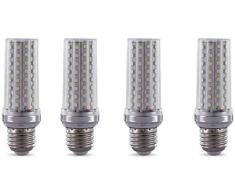 Dmygo 4 Pack LED del cereale della lampadina 20W (2000 lumen 200 Watt alogena Equivalente) Edison Vite for lampadario da soffitto a sospensione da tavolo da parete Apparecchio di illuminazione, bianco