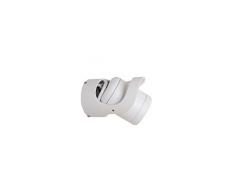 LineteckLED® - E08.030.03B - Applique LED orientabile GU10 IP65 in metallo bianco, applique da parete orientabile, applique da esterno bianca, applique da esterno moderne, applique da parete esterno