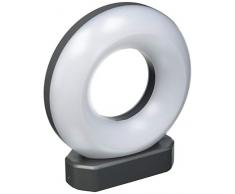 Voltman VOM069302 VOM69302- Applique da esterno, modello Doha-1300 Lm-3000 K-IP65-Grigio, Grigio