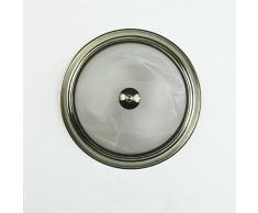 Licht-Erlebnisse Plafoniera nobile 2xE27 art nouveau in ottone TOP Ø29cm plafoniera in vetro Ø29cm soggiorno camera da letto