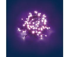 Catena 7 m, 96 led rosa light, cavo verde, con memory controller, luci colorate per l'albero di Natale, catene luminose, luci natalizie
