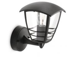 Philips Creek Lampada da Parete da Esterno, Lanterna Up, Alluminio, Nero