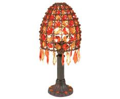 Näve 395598 Bella Lampada da tavolo altezza 35 cm, Colore Arancione