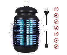 Wesimplelife Lampada Antizanzare Elettrica, 15W 4000V Mosquito Lamp Repellente per Zanzare con Luce UV e Cassetto Raccogli Trappola per Insetti per Interni di Grandi Dimensioni per Casa Giardino