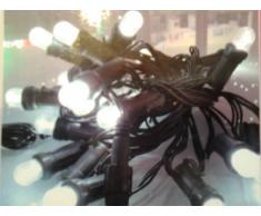 Luminaria Natale 55-571 luce bianco chiaro LED 20 lampade E14 230V 4W IP44