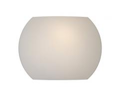 Lucide Lagan 20226/30/61 - Lampada da parete con attacco di tipo E27, Ã 30 cm, 230 V, 60 W, colore: Bianco opale