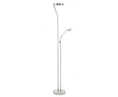 EGLO LED-lampada a stelo Sarrione con Lesel, in nichel opaco 93713 E