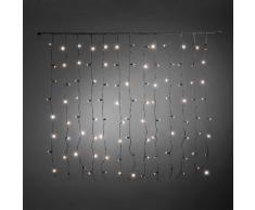Konstsmide LED sistema allargamento, Tenda luminosa, isolata,/umgossen, 104Â diodi a luce bianca calda, Nero cavo morbido 4684Â -Â 117