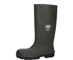 Stivali di Sicurezza di qualità per Uomini, Punta y Suola in Acciaio, per lagricoltura, la Luce, Resistente allolio, Verde, EU 40