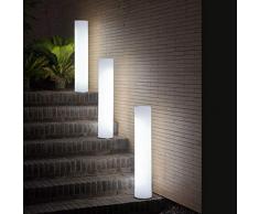 FITY-Lampada da esterno/colonna luminosa LED con cavo H102 cm Bianco New Garden
