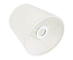 Atyhao Paralume Lampadario in Tessuto di Stoffa di Colore Puro per Applique da Parete Mini Paralume Lampada da Tavolo(Beige)