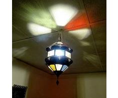 Lampadario Lampada Lanterna Marocchina Marocco Stile Araba Orientale Etnico 0920