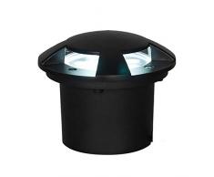 AMDHZ Faretti Incasso LED A Pavimento Emissione Laterale Nessun Riflesso Terrazza Segnapasso LED Esterno Giardino Mazzo Allaperto Impermeabile AC85-265V (Color : White Light, Energia : 3W)