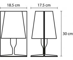 Kartell Take Lampada da Tavolo, Rosso