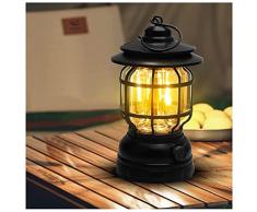 Lampada da Campeggio,Kaishengyuan Lanterna Campeggio Ricaricabile Dimmerabile Luce Usb LED Lampada Emergenza a Batteria per Giardino Campeggio a Pesca Lescursionismo Casa