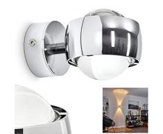 Lampada da Parete Spot LED con Lenti in Vetro Applique Spot Design Sapri