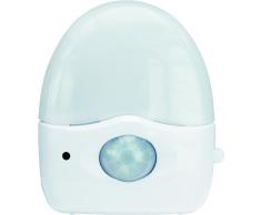 Elro NL2P Lampada Notturna a LED, Plastica, Bianco, 60 x 13 x 22