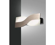 FABAS LUCE 3425-21-179 LAMPADA PARETE RIACE 10W 900Lm WARM WHITE BRONZO SATINATO