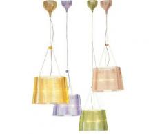 Kartell Gè, Lampada a Sospensione, Bianco/ Oro