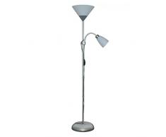 Lampada da Terra Soggiorno Lampada da terra Camera da letto Minimalista LED Decorazione moderna, Studio Lampada da scrivania verticale multifunzionale (esclusa sorgente luminosa) Lampada a piantana