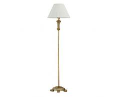 VAL040 020877 PT1/136 Lampada da terra piantana in resina e metallo Decorato in foglia d'oro anticato Illuminazione per interni. Proposto da Valastro Lighting