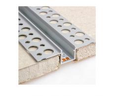 PROFILI unione CARTONGESSO per illuminazione LED barre 2m + cover LUCE CONTINUA (Piatto - Flat)