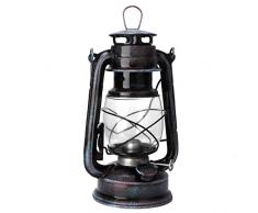 Nikou Lampada a Olio Originale, Lampada da Cherosene Classica Feuerhand Hurricane Lantern Portable Outdoor Camping Lights, 24cm