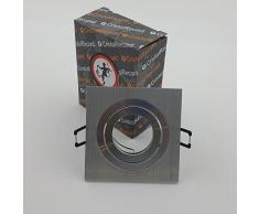 CristalRecord, Helium, Faretto a incasso, quadrato, in alluminio