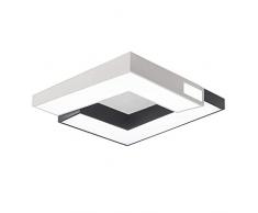 Plafoniera a LED per Interni, plafoniera da Incasso Rotonda e Quadrata dimmerabile Tricolore da 32 W, utilizzata per Cucina, Soggiorno, Camera da Letto e corridoio, 45 cm