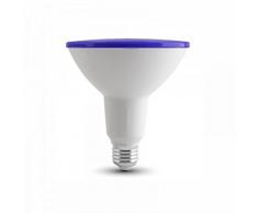 Lampada LED Smd 15W, E27 Par38 Luce Blu 1200Lm 30Â° Ip65