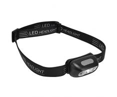 Okuyonic Torcia Frontale, lampade Frontali Batteria di Grande capacità Fascia Regolabile per lavventura per lalpinismo per la Corsa