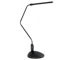 Trio Leuchten Trio 522520102 Lampada a LED da Tavolo, con Morsetto Nero 40 W, 35 cm, ceramica