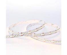 NUOVA GERMANY - PRO Strip LED Alta Luminosita 5M, Striscia Nastro 120W,24V 24W/M 2569Lm/m Flessibile Tagliabile 240Led/m SMD 2835, Luce Naturale 4000K