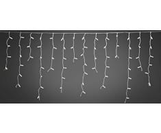 Konstsmide Maxi LED compatto System Basis-Set nevischio Sett Plus, trasformatore, per un massimo di 450 diodi, 60 m 24 V trasformatore esterno IP44, IP67, cavo morbido bianco 4720 – 112