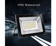 Viugreum Faro Top della Gamma 200W Fari LED Lampade per Esterni, Impermeabili, 24000LM, Luce Bianca Calda SOFFUSA (2800-3200K), Lampada Potente Risparmio Energetico Faretto per Giardino