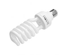 Andoer Lampada fotografica, 45 W, 220 V, 5500 K, CRI90, luce diurna, a spirale, a risparmio energetico, E27, per studio fotografico, illuminazione video