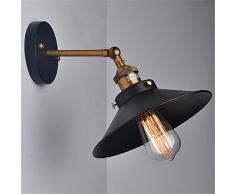 E27 Vintage Industriale Dell'annata Regolabile Finito in ottone Testa Ombra Retro Applique da Parete Lampadario a Sospensione Sconce Lampada da Parete