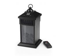 Lanterna LED con effetto fiamma e funzione riscaldante.