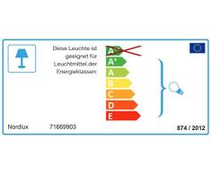 Nordlux 71669903 – FARETTO ALOGENO, Metallo, GU10, 32 cm, Nero