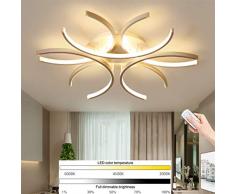 Moderna Plafoniera A LED Design Ad Anello Lampada Da Soffitto A Incasso Creativa Acry White Lampada Da Camera Da Letto Lampada A Sospensione Con Struttura in Metallo 72W