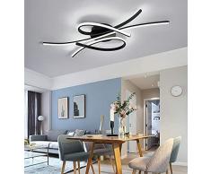 Plafoniere a LED per soggiorno Lampada da soffitto dimmerabile per soggiorno con telecomando Lampada da camera da letto Lampada da soffitto moderna creativo con design acrilico,lampada a sospensione