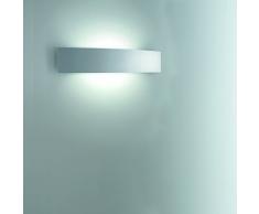Fontana Arte Riga 53 lampada da parete 56 cm, Nichel spazzolato LxBxH 56 x 9 x 7 cm sandgestrahltes vetro