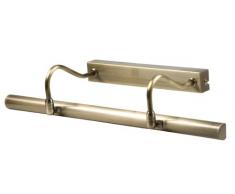 Oaks Lighting - Lampada per quadro, in ottone stile Antique, lampadine G9, halogen, metallo