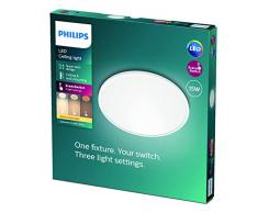 Philips Lighting Lampada Da Soffitto Led Superslim, Equivalente A 15W, 27K, Ip20, Non Dimmerabile, Bianco