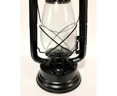 Lanterna Nautica in Ottone Stile Vintage Nautico Miner Hurricane Nero Lanterna Olio Decorazione casa