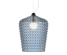 Kartell Kabuki Lampada a Sospensione, Azzurro, 50 x 73 cm