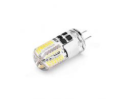 Led G4 3w Silicone 360 angolo Del Fascio 48leds Smd3014 Lampadina Super Luminosa Sostituisci 30w Lampadario Alogeno Light12v Ac/Dc 10pcs (colore Di Emissione: Bianco Caldo) Lampadina Led