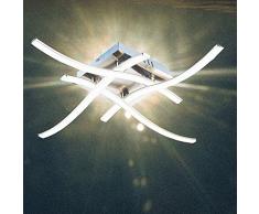 Plafoniera Led Soffitto Moderna, Luce Da Soffitto A Led, 28 W Luce Bianca Neutra,6000 K,Moderno Apparecchio Da Soffitto Per Soggiorno, Camera Da Letto, Cucina, Corridoio E Camera Da Letto, 1440 Lumen